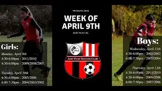 Just Play SC Tryouts 2018