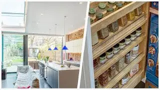 75 Gray Floor Kitchen With Brick Backsplash Design Ideas You'll Love 🌈