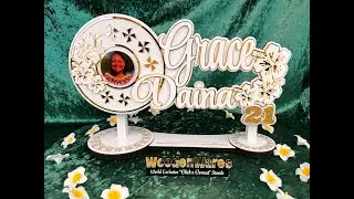 Rocking WW735 The Upscale Acrylic 21st Key: Stunning Tongan Design in White & Gold Mirror Trim