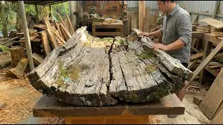 This Craftsman Found Wildly Warped Wood &mdash; Watch What Happens