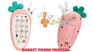 Rabbit musical phone  for kids! Intresting Sound! Musical Toy