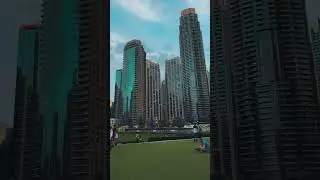 Burj Park ✨ #shorts #reels #foryou #burjkhalifa #downtown #dubai #travelogs