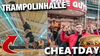 Trampolin Freestyle in der Sprungbude - 1 Tag lang essen wie Gym Daniels (Cheatday bei Five Guys)