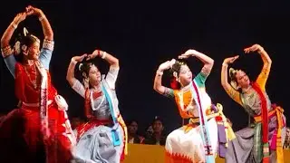 RABINDRA NRITYA | DANCE VIDEO | RABINDRANATH THAKUR | BARSHAMANGAL -  SANTINIKETAN | OI ASE OI ATI..