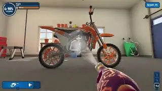 PowerWash Simulator - Washing a Dirt Bike