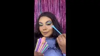 Docolor makeup brushes review -Dream of unicorn Brush set/Coloful Brush set
