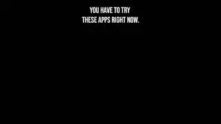 Just try these apps. You are going love them. #shorts