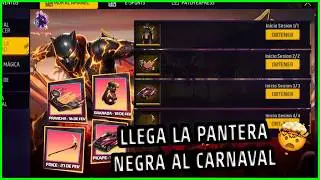 🎁 EVENTO DE CARNAVAL EN FREE FIRE! LLEGA LA PANTERA NEGRA + SKIN GRATIS 🔥FF latam