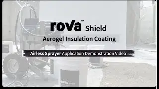 roVa Shield: Airless Paint Sprayer Application Demonstration Video
