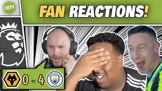 MAN CITY FANS GO WILD! 🔥 4-0 DOMINATION VS WOLVES | FAN & HATER REACTIONS