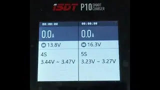 ISDT P10 dual charger menu overview