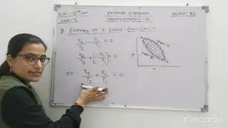 B.sc Classes Thermodynamics-2nd  lecture-5 (Entropy as a state function)by Renu Dhetarwal