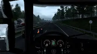 [ETS2 1.52] Heavy Load on Wet Roads with Traffic in Bulgaria | Logitech G29 + Manual Shifting