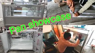 How to create A aluminium showcase ! Pan showcase kaise bnega ! Paan shop counter !