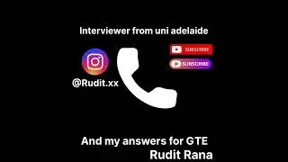 ADELAIDE UNIVERSITY INTERVIEW GTE/GSR INTERVIEW FOR AUSTRALIA CALL RECORDING. #gteaustralia