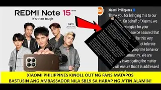 SB19 TNAWAG NA BAKLA NG ILANG STAFF NG XIAOMI PHILIPPINES KAYA FANS NAG CALL OUT SA XIAOMI ALAMIN