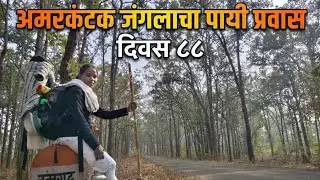 नर्मदा परिक्रमा || Day -88 अमरकंटकच्या घनदाट जंगलातून पायी प्रवास 🙏नर्मदे हर 🚩