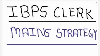 IBPS Clerk 2025 || 30 Days Unique strategy || Easiest way to clear ibps clerk mains ||
