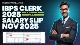 IBPS Clerk 2025 Latest Salary Slip of New Joiner 🔥 Actual In-Hand Salary!