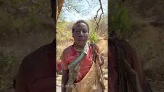 Hadzabe Tribe Speaks with Clicking Sounds #HadzabeTribe #ClickLanguage #UniqueSpeech