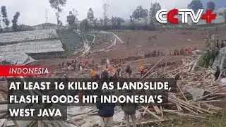 At Least 16 Killed as Landslide, Flash Floods Hit Indonesia's West Java
