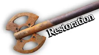 DIY Axe From Bike Disc Brake | Extreme Rusty Metal Restoration To New Look 