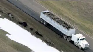 SD Aerial Tour of Blizzard and Dead Cattle