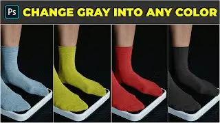Turn Gray into Any Color (Even Black) - Photoshop Tutorial