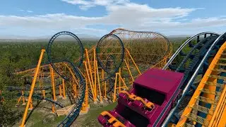 Gridlocker | Arrow Corkscrew Coaster with Interlocking Loops | OnRide & OffRide | NoLimits 2