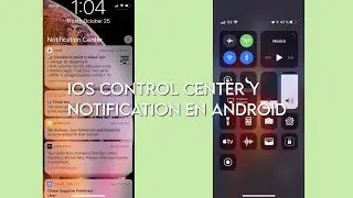 CENTRO DE CONTROL DE IPHONE EN ANDROID! | IOS CONTROL CENTER ON ANDROID! #ios