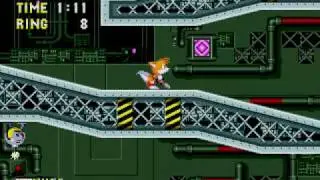 Sonic Remastered (Tails) (Sega Genesis/MegaDrive Hack) Gameplay Part 6 (Scrap Brain Zone)