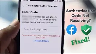 Solved: Facebook Two Factor Authentication Code not Received Problem!