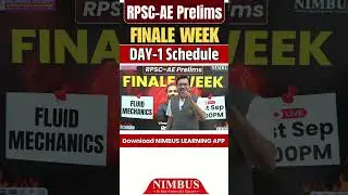 RPSC AEn Prelims Final Preparation 2025 | Finale Week 🔥 Day 1 Free Revision Class 📚Complete Schedule