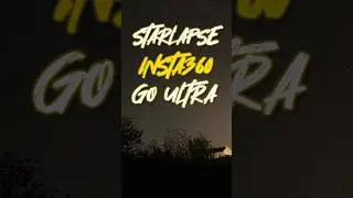 Best settings for shooting #milkyway with @insta360 #goultra #insta360 #starlapse #insta360goultra