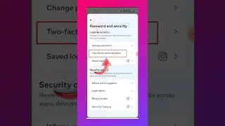 Instagram  Two Factor Authentication On kaise kare | How to Enable Two Factor Authentication Insta