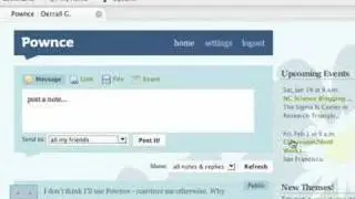 screencast about pownce for Bud H.