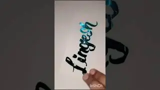 lingesh #song #love #lovesong #coversong #journalwithgie #calligraphy #singer #homemadepapercraft