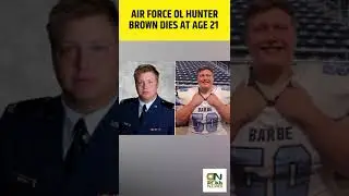 Hunter Brown Rip: Air Force OL Hunter Brown Dies After Medical Emergency #shorts
