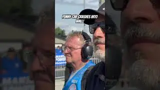 Funny Car Crashes Into Wall! 😮