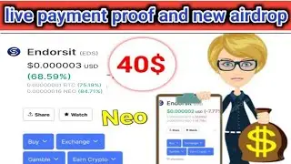 1.5$ IDEX token payment proof। and new airdrop। join for earn 40$ EDS token। make money online 2020।