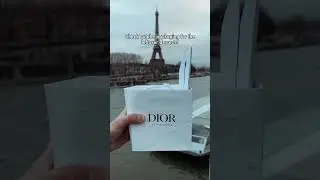 I went to the #Dior Cafe in #Paris and asked for a to go box! 🇫🇷