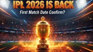 Ipl 2026 is Back // Ipl 2026 first match date confirm// Ipl 2026 first match Kon team ke bich hoga?