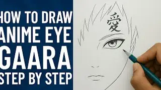 How To Draw Anime eye Gara step by step I Easy Anime Drawing Tutorial #animedrawing #anime