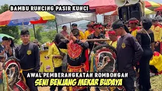 Awal Pemberangkatan iring-iringan Benjang Mekar Budaya Hajatan Bambu Runcing