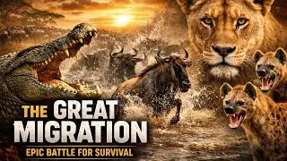 The Great Migration: River Crossing Chaos | Serengeti Safari (4K)