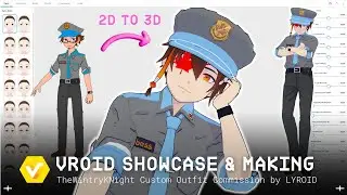 ☆ 3D VTuber VRoid Custom Outfit - Commission ☆ VRoid Making【#VRoid Studio Speedsculpt】