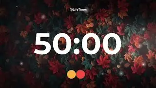 50 Minutes Timer for Study & Work | Relaxing Music Countdown