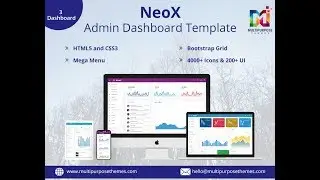 Neox intro and Dashboard - Admin Template