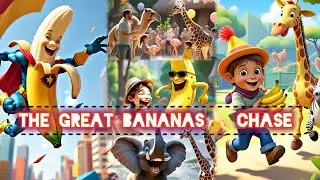 THE GREAT BANANA 🍌 CHASE  #story #kids