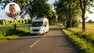 NOUS SOMMES SUR LA ROUTE DES VACANCES EN CAMPING CAR 